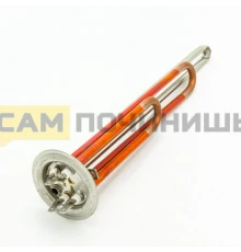 20109 ТЭН водонагревателя RF70 1,0 кВт(0,75+0,25), M6, L=300, 2 трубки, (медный) Thermex, Termolux, Timberk, Elsotherm (прокладка WTH211UN)