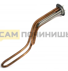 20053 ТЭН водонагревателя Ariston, Thermex 2000 Вт (1300+700) RF64 Медь L=350мм, 641488 3401336, wth006tx